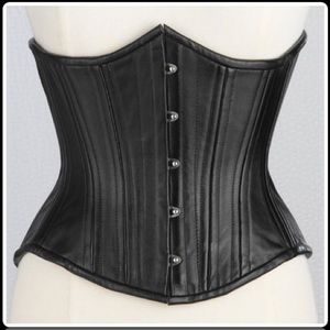 Leather corset